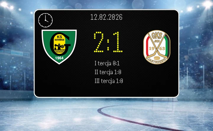 [HOKEJ] Tauron Hokej Liga kolejka 42 — GKS Katowice lepszy od JKH GKS Jastrzębie 2:1