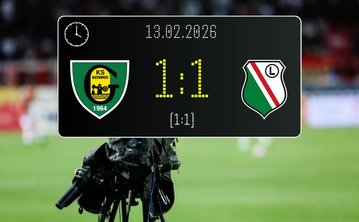 [PIŁKA NOŻNA] GKS Katowice remisuje z Legią – PKO BP Ekstraklasa, 21. kolejka. 1–1 na Stadionie GKS Katowice