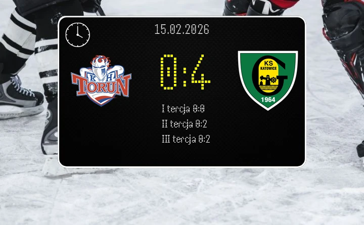 [HOKEJ] Tauron Hokej Liga – KH Energa Toruń – GKS Katowice 0:4