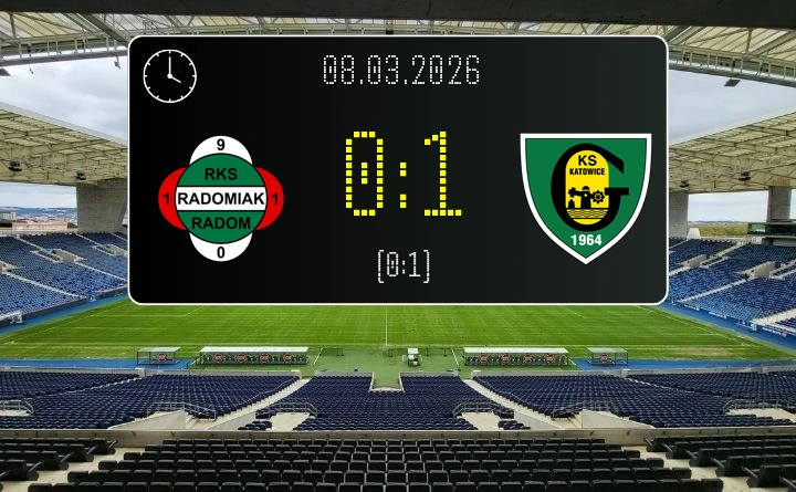[PIŁKA NOŻNA] Radomiak Radom – GKS Katowice 0:1 – PKO BP Ekstraklasa