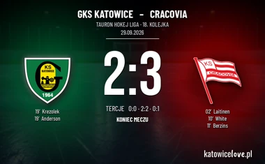 [HOKEJ] Tauron Hokej Liga – GKS Katowice – Cracovia 2:3 po golu Berzinsa