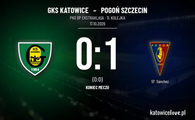 [PIŁKA NOŻNA] PKO BP Ekstraklasa: GKS Katowice – Pogoń Szczecin 0:1. Jeden gol rozstrzygnął mecz
