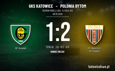 [HOKEJ] Tauron Hokej Liga – GKS Katowice – Polonia Bytom 1:2. Dwa gole w drugiej tercji odmieniły mecz