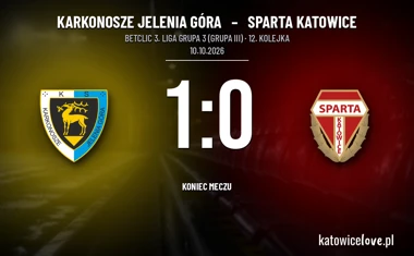 [PIŁKA NOŻNA] Karkonosze Jelenia Góra – Sparta Katowice 1:0 w Betclic 3. Lidze Grupa 3 (Grupa III). Lider wraca bez punktów