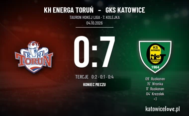 [HOKEJ] Tauron Hokej Liga – KH Energa Toruń – GKS Katowice 0:7