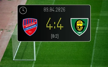 [PIŁKA NOŻNA] Raków Częstochowa – GKS Katowice 4:4 w Pucharze Polski – awans gospodarzy po karnych 4:2