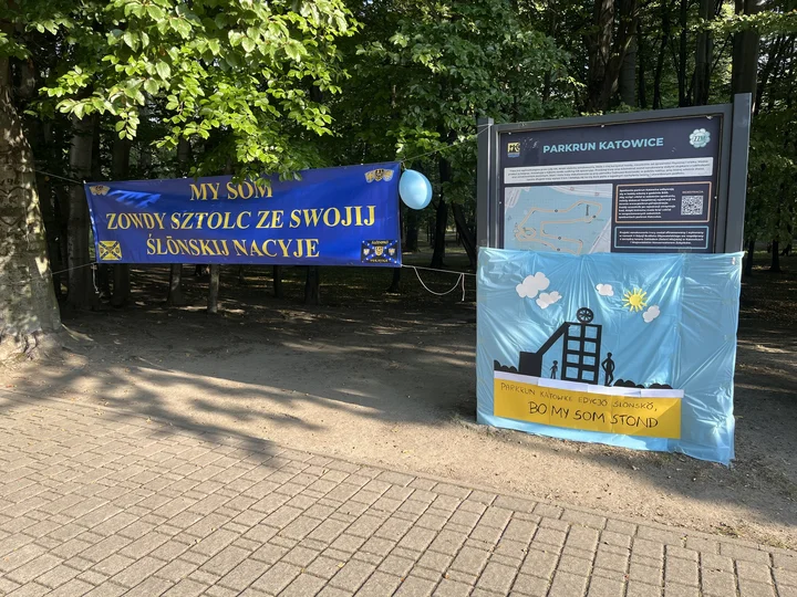 parkrun Katowice – edycja śląska / edycyjŏ ślōnskŏ, bo my som stond