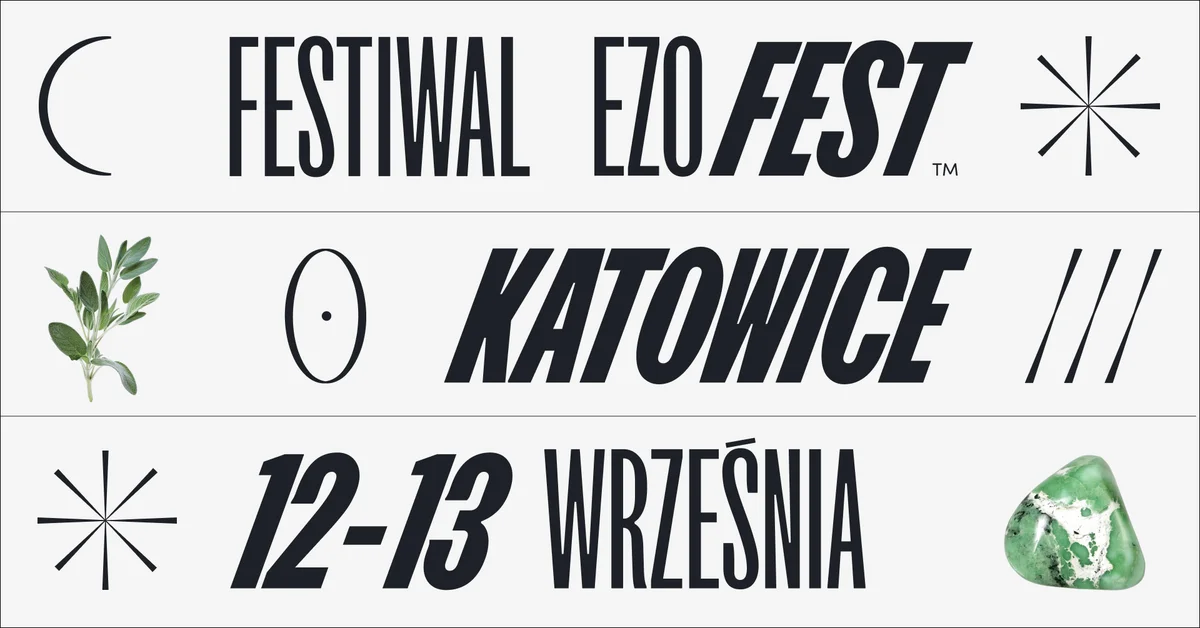 Grafika promocyjna wydarzenia EzoFest Katowice – Spodek 2026