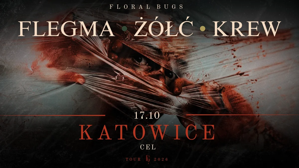 Grafika promocyjna wydarzenia FLORAL BUGS Katowice: koncert trylogii EP