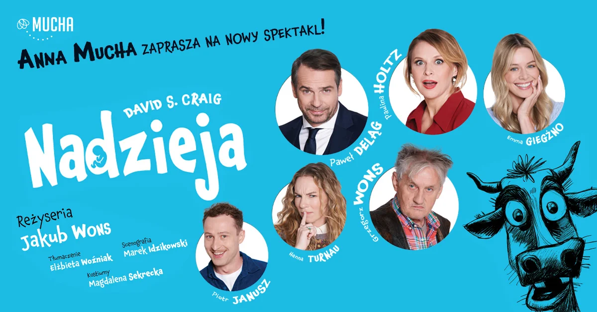 Grafika promocyjna wydarzenia Komedia o rodzinnych relacjach w Międzynarodowym Centrum Kongresowym w Katowicach