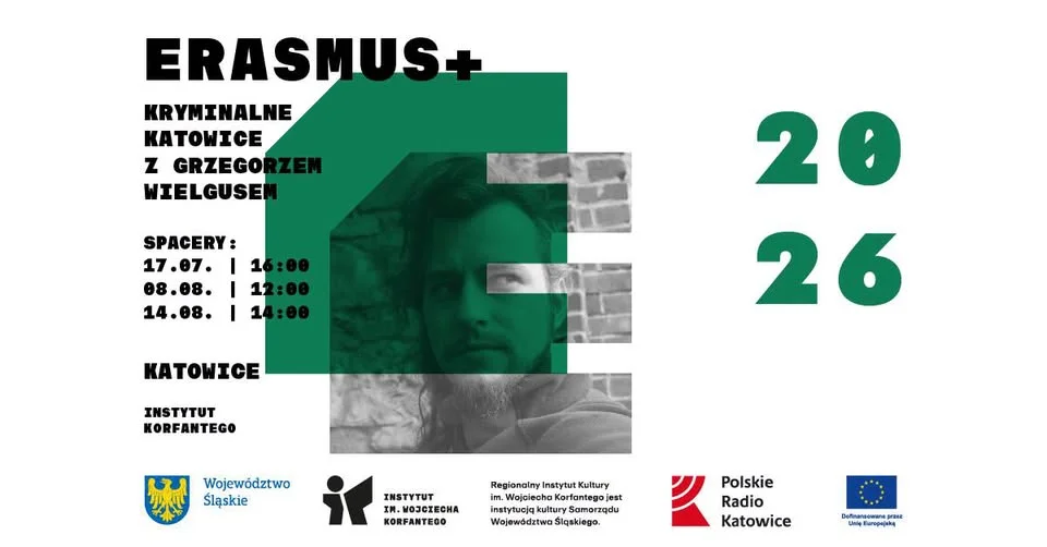 Grafika promocyjna wydarzenia KRYMINALNE KATOWICE Z GRZEGORZEM WIELGUSEM – mroczne historie