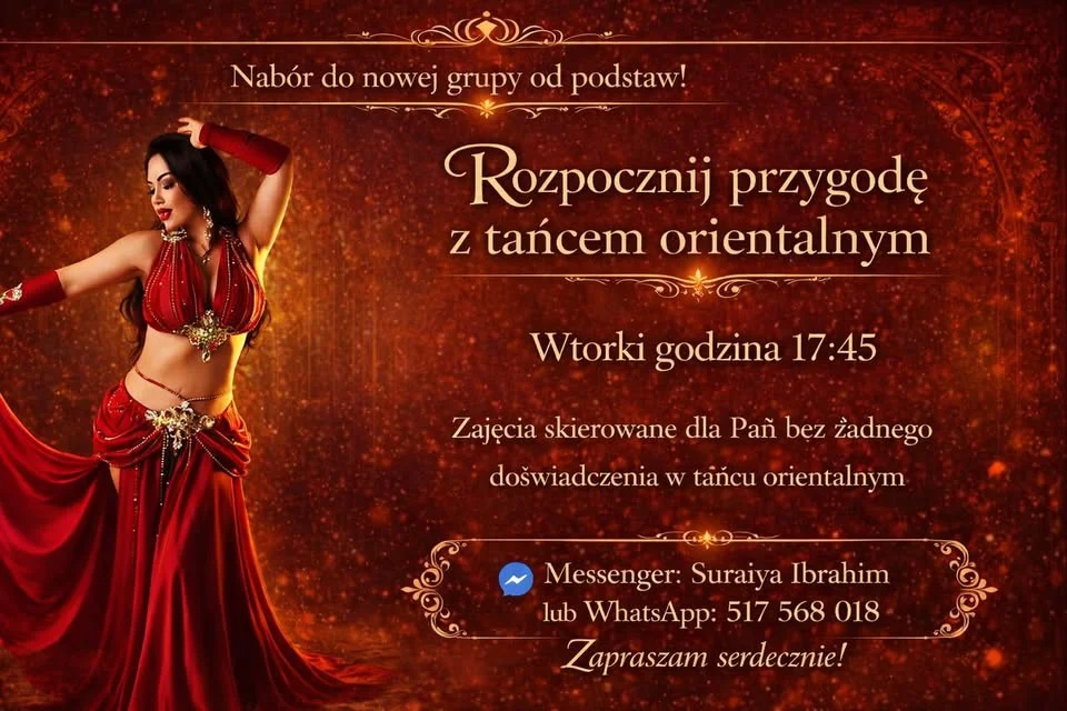 Grafika promocyjna wydarzenia Kurs tańca brzucha od podstaw! Katowice – zajęcia