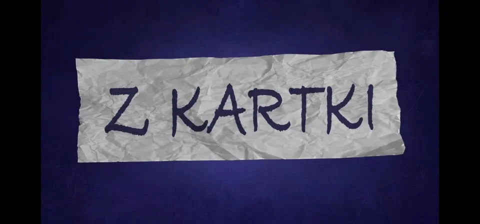 Grafika promocyjna wydarzenia Michał Leja prezentuje: „Z KARTKI” w trasie: KATOWICE – stand-up