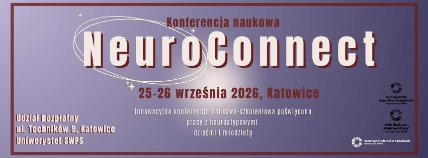 Grafika promocyjna wydarzenia NeuroConnect 2026 w Katowicach
