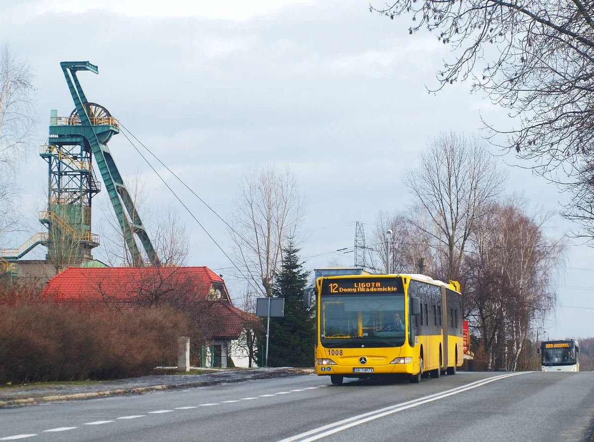 Grafika promocyjna wydarzenia Pożegnanie wakacji i Mercedesów Citaro z PKM Katowice