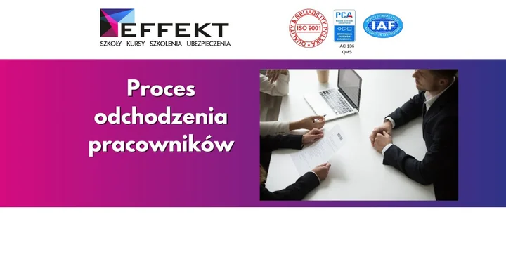 Obrazek przedstawia grafikę promocyjną wydarzenia Kurs: procedura rozstania z pracownikiem w praktyce