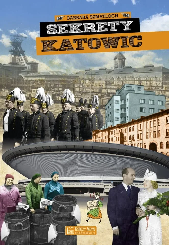 Obrazek przedstawia grafikę promocyjną wydarzenia Tajemnice Katowic — spacer po lokalnych historiach i legendach