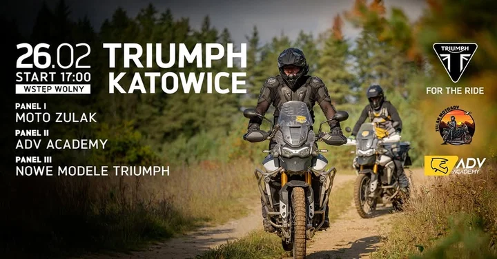 Grafika promocyjna wydarzenia Spotkanie z Zulakiem i ADV Academy w TRIUMPH KATOWICE