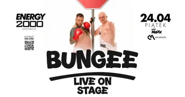 Grafika promocyjna wydarzenia BUNGEE ENERGY 2000 KATOWICE — koncert 24 kwietnia 2026