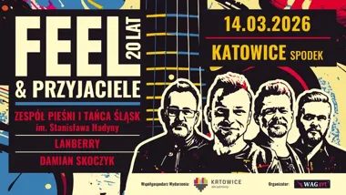 Grafika promocyjna wydarzenia FEEL trasa „20 lat Feel & Przyjaciele” — Spodek, Katowice