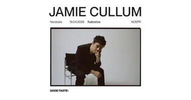 Grafika promocyjna wydarzenia Jamie Cullum — Katowice, 19 kwietnia 2026