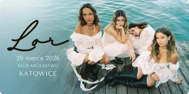 Grafika promocyjna wydarzenia Lor w Katowicach — premiera nowego albumu w Królestwie, 29 marca 2026