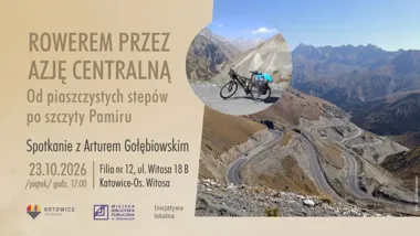 Grafika promocyjna wydarzenia Rowerowa podróż na Dach Świata na Wigry 3
