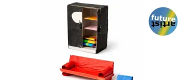 Kształty przyszłości - meble z kartonu inspirowane Bauhausem w Miasto Ogrodów