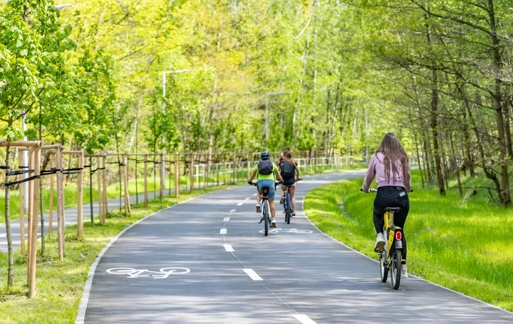 Velostrada z Katowic do Sosnowca podzielona na dwa etapy