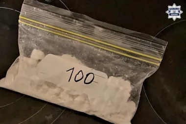 Pasażer przy kontroli drogowej miał ponad 1000 działek narkotyków