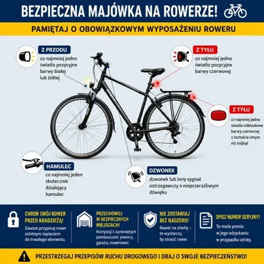 Majówka na rowerze - ten błąd może kosztować utratę jednośladu