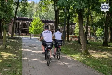 Policyjne rowery wróciły na Katowice - tam radiowóz nie dojedzie
