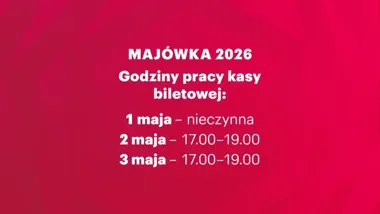 Teatr na majówkę zwalnia, ale kasa biletowa trzyma rytm
