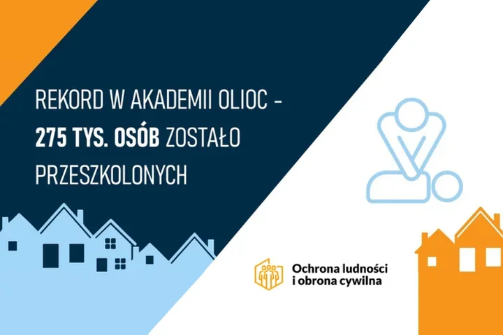 Rekord Akademii OLiOC. 275 tysięcy osób ćwiczyło reagowanie kryzysowe